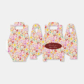 水鮮やか色サマーチューリップ結婚花 フェイバーボックス (折り畳みなし)