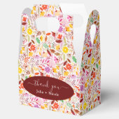 水鮮やか色サマーチューリップ結婚花 フェイバーボックス (オープン)