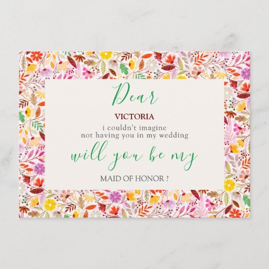 水鮮やか色サマーチューリップ結婚花 メニュー (正面)