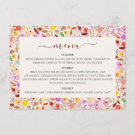 水鮮やか色サマーチューリップ結婚花 メニュー