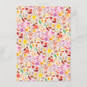 水鮮やか色サマーチューリップ結婚花 メニュー (裏面)