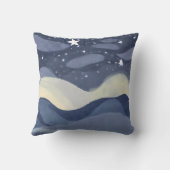 水鮮やか色スター輝く装飾用クッション クッション (裏面)