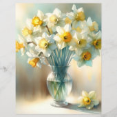 水鮮やか色ダッフォジルスクラップブック紙 (正面)