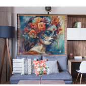 水鮮やか色ディアデロスマートスカトリナ タペストリー