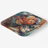 水鮮やか色ディアデロスマートスカトリナ ペーパープレート (傾斜あり)