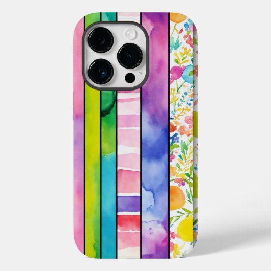 水鮮やか色デジタル紙 Case-Mate iPhoneケース (裏面)