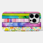 水鮮やか色デジタル紙 Case-Mate iPhoneケース (裏面 (横))