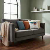 水鮮やか色トンボ クッション