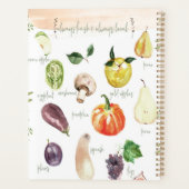 水鮮やか色フルーツ&野菜レシピ プランナー手帳 (裏面)