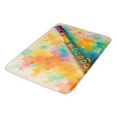 水鮮やか色フルート バスマット (アングル)