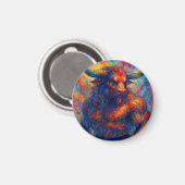 水鮮やか色ミノタウロス マグネット (正面/裏面)