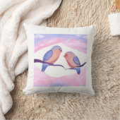 水鮮やか色ラベバーズシックアート装飾用クッション クッション (ブランケット)