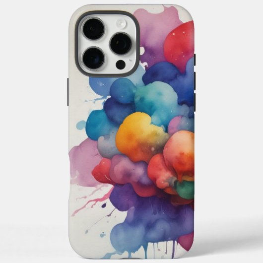 水鮮やか色 – アートは保護を満たす！ Case-Mate iPhoneケース (裏面)