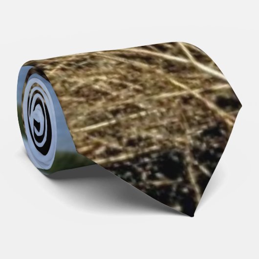 水鳥の狩り ネクタイ (ロール)