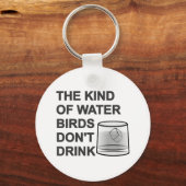 水鳥は飲まない キーホルダー (正面)
