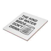 水鳥は飲まない タイル (側面)