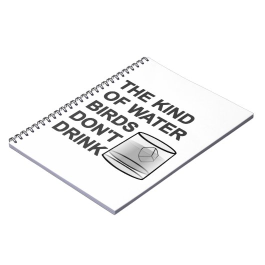 水鳥は飲まない ノートブック (左側)