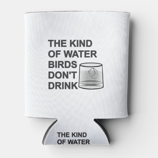 水鳥は飲まない 缶クーラー (正面)