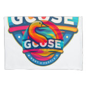 水鳥ガチョウ枕カバー 枕カバー (正面)