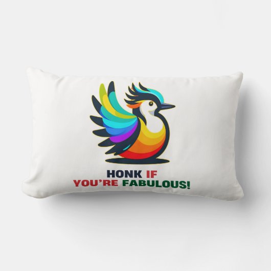 水鳥ミュートスワン ランバークッション (正面)