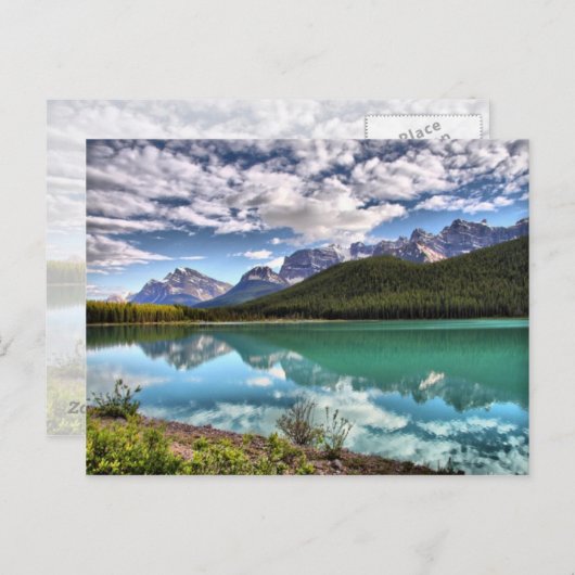 水鳥レイクバンフ国立公園はがき ポストカード (正面/裏面)