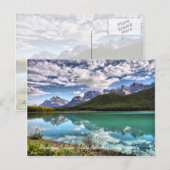 水鳥レイクバンフ国立公園はがき ポストカード (正面/裏面)