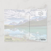 水鳥レイクバンフ国立公園はがき ポストカード (裏面)