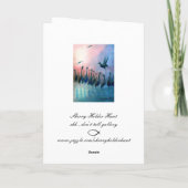 水鳥悔やみや弔慰...カード カード (裏面)