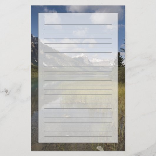 水鳥湖と氷原のパークウェイ。 便箋 (正面)