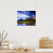 水鳥湖の静かな水は ポスター (キッチン)