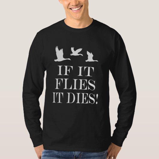水鳥狩りバード狩り Tシャツ (正面)