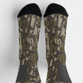 水鳥狩り迷彩柄ダックハンター ソックス (上部)