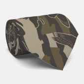 水鳥狩り迷彩柄ダックハンター ネクタイ (ロール)