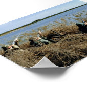 水鳥狩り ポスター (角)