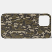 水鳥狩猟のボトムランド カモ ダックハンターズ Case-Mate iPhoneケース (裏面 (横))