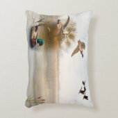 水鳥装飾用クッション アクセントクッション (正面(垂直))