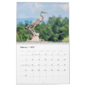 水鳥20 カレンダー (2月 2027)