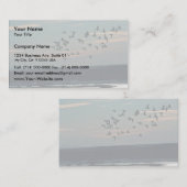 水鳥、北極国立野生生物保護区 名刺 (正面/裏面)