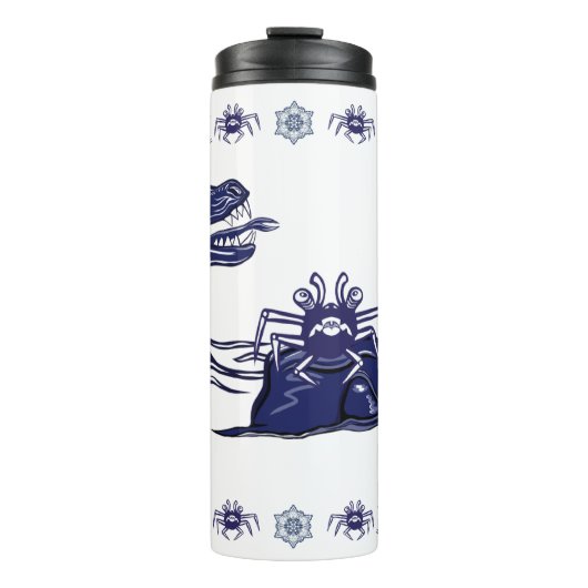 水龍と化け蟹 タンブラー (正面)