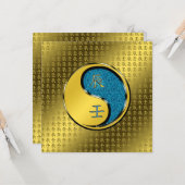 水龍の年 カード (正面/裏面インサイチュ)