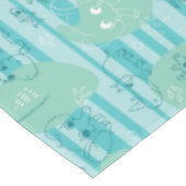 水1と遊んでいるかわいい動物 テーブルクロス (アングル)