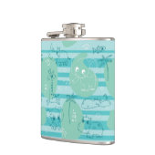 水1と遊んでいるかわいい動物 フラスク (左)