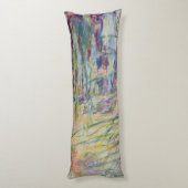 水1917年にクロード・モネ|の反射 ボディピロー (裏面 (縦))