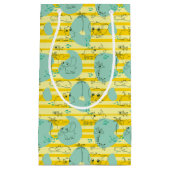 水2と遊んでいるかわいい動物 スモールペーパーバッグ (正面)