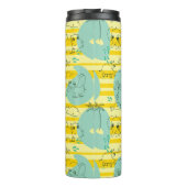 水2と遊んでいるかわいい動物 タンブラー (裏面)