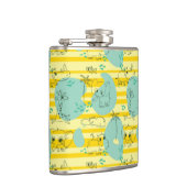 水2と遊んでいるかわいい動物 フラスク (右)