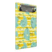 水2と遊んでいるかわいい動物 ミニクリップボード (アングル)