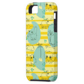 水2と遊んでいるかわいい動物 Case-Mate iPhoneケース (裏面左)