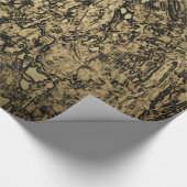 水|の下の石 ラッピングペーパー (角)