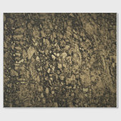 水|の下の石 ラッピングペーパー (フラット)